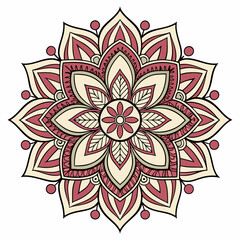 abstract background, Flower Mandala, Pattern Circle Creative Luxury Ornamental Mandala design 