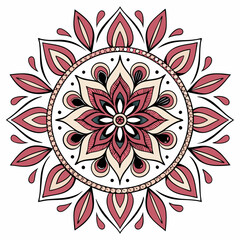 abstract background, Flower Mandala, Pattern Circle Creative Luxury Ornamental Mandala design 