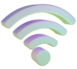  wifi icon isolated on transparent background