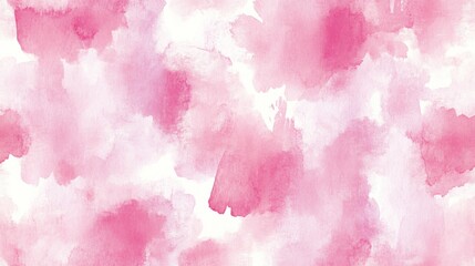 Fototapeta premium A vibrant watercolor texture with soft pink hues, blending seamlessly to create an ethereal and calming atmosphere.
