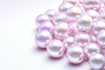 Elegant pearl white background with a soft iridescent glow for a sophisticated logo mockup design