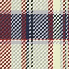 Obraz premium Identity tartan texture fabric, row check background vector. Form pattern textile plaid seamless in light and silver colors.