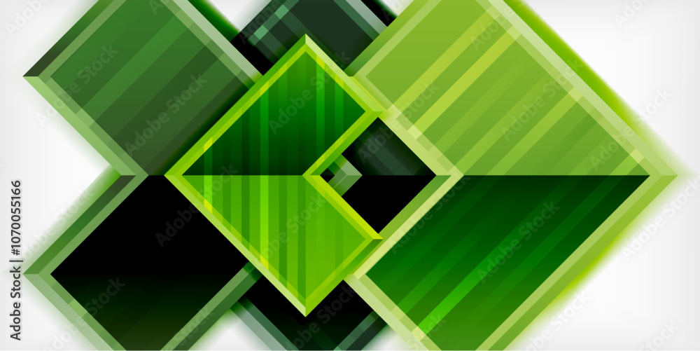 Aufkleber Arrow symbols created with 3d effects and line texture geometric abstract background