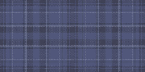 Fluffy tartan fabric texture, softness textile vector seamless. Ribbon background plaid pattern check in blue and pastel colors.