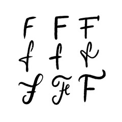 Explore a variety of stunning and stylized Letter F designs suitable for all creative projects