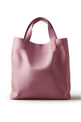 Tote bag fabric cloth shopping sack mockup isolated on white background (clipping path).