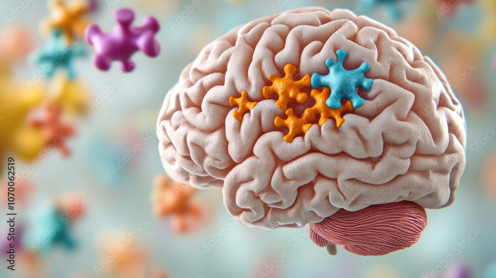 Poster explore the intricacies of the human brain and its connection to health