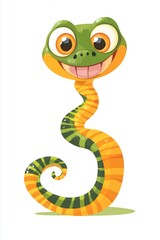 Naklejka premium Festive Snake 2025: Creative backgrounds for greeting cards Image 044