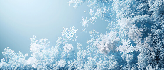 Winter Wonderland Abstract.