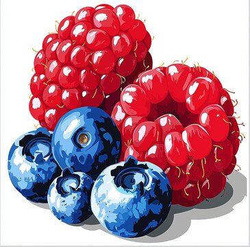 Blueberry clip art preview
