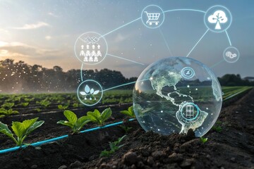 Digitale Landwirtschaft: Vernetzung von Klimadaten und Ernteüberwachung durch IoT