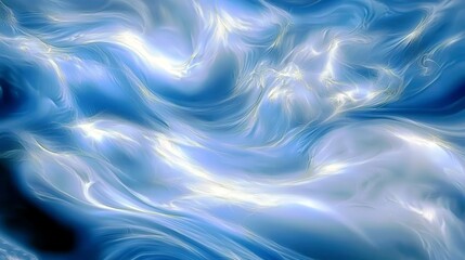 Obraz premium Exquisite Abstract Anime Style Background in Blue
