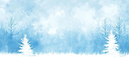 North Carolina Christmas Themed Background With Winter Scenery Generative AI