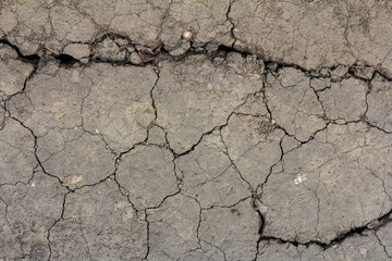 Wall texture soil dry crack pattern of drought lack of water of nature brown old broken background