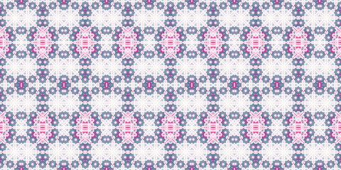 Seamless kaleidoscope pattern. The texture of the woven pattern. Endless pattern