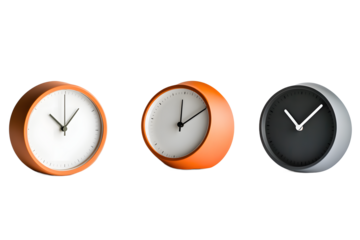 Three Stylish Clocks in Modern Design
