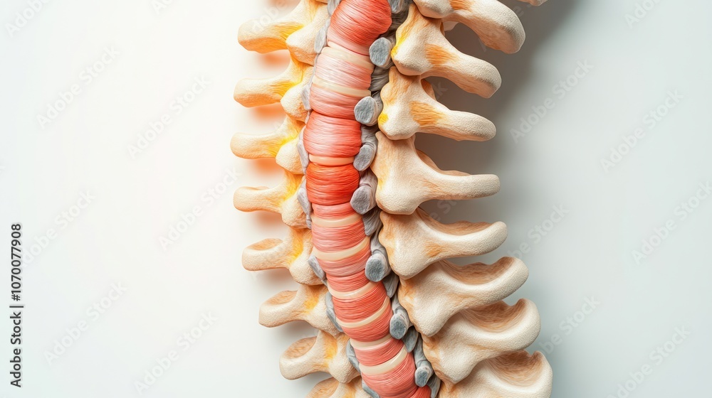 Poster explore the anatomy of the human spine to understand its structure and function