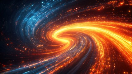 The exploding light trails in the Visual Effects animation create a sense of energy and excitement.