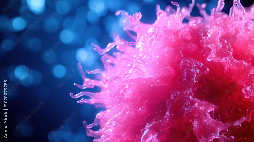 Poster Explore the intricacies of cellular structures under a microscope