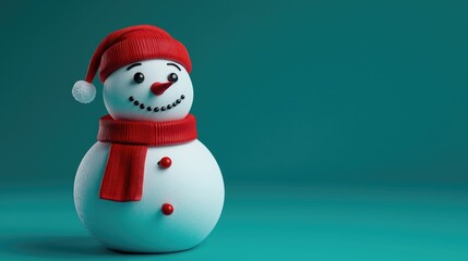 Create festive cheer with a charming snowman decoration for your holiday celebrations