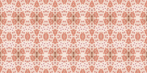 Seamless kaleidoscope pattern. The texture of the woven pattern. Endless pattern