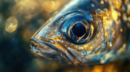 A close-up shot of the fishing bait, capturing the details and texture, with the surrounding area softly blurred.