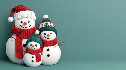 Create a festive winter atmosphere with charming snowmen decorations for your holiday celebrations