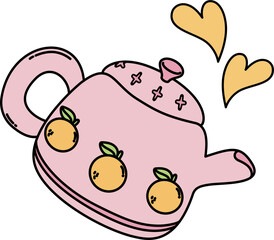 Autumn harvest and fall Thanksgiving Pumpkin latte cozy sweaters. Hand drawn vector illustrations.