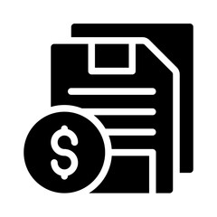 Icon Savings With Style Glyph