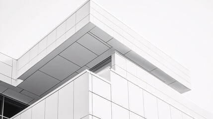 Obraz premium Contemporary design features sleek lines and geometric shapes that highlight simplicity and practicality on a neutral canvas.