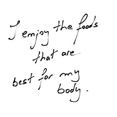 Inspiring Positive Affirmations on White Background