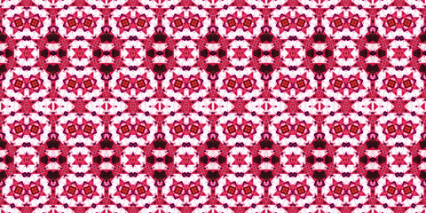 Seamless kaleidoscope pattern. The texture of the woven pattern. Endless pattern