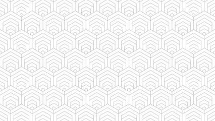 abstract hexagon line pattern background