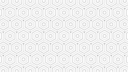 abstract hexagon line pattern background