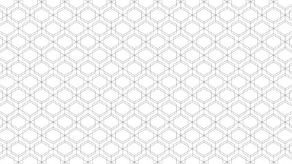 abstract hexagon line pattern background