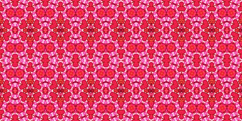 Seamless kaleidoscope pattern. The texture of the woven pattern. Endless pattern