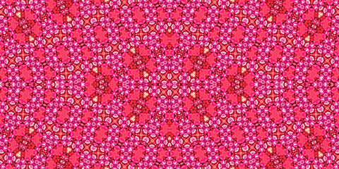 Seamless kaleidoscope pattern. The texture of the woven pattern. Endless pattern