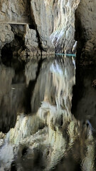 interior of Skocjanske jame cave, Slovenia