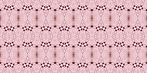 Seamless kaleidoscope pattern. The texture of the woven pattern. Endless pattern