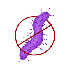 hygiene anti bacteria cartoon. protect kill, prevent virus, microbe health hygiene anti bacteria sign. isolated symbol vector illustration