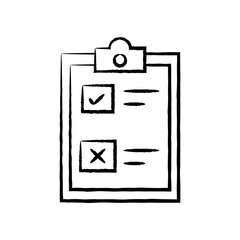 Corporation & Industry Icon - checklist