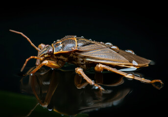 A giant water bug, Lethocerus Indicus Lep or Belostoma Indica Vitalis