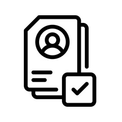 Icon Register With Style Outline