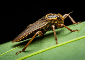 A giant water bug, Lethocerus Indicus Lep or Belostoma Indica Vitalis in natural habitat