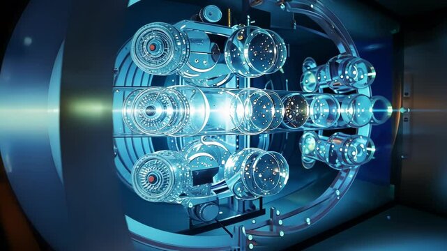 A reminder of the scientific breakthroughs and discoveries made possible through the use of advanced technology like the bubble chamber.