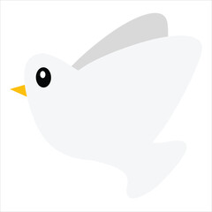  illustration of a flying dove	