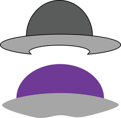 world UFO day illustration with ufo 