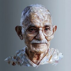 Mahatma Gandhi, vector illustration