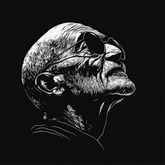 Mahatma Gandhi, vector illustration