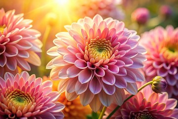 Fototapeta premium Capturing the Essence of Kindness: A Macro Photography Exploration of Delicate Nature, Soft Textures, and Colors that Evoke Warmth, Compassion, and Connection in Every Detail